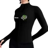 Fox Racing Women's Tracksuit Jacket Slim Fit Long Sleeved Fitness Coat Yoga Tops MTTWAJ011