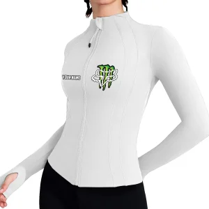 Fox Racing Women's Tracksuit Jacket Slim Fit Long Sleeved Fitness Coat Yoga Tops MTTWAJ011