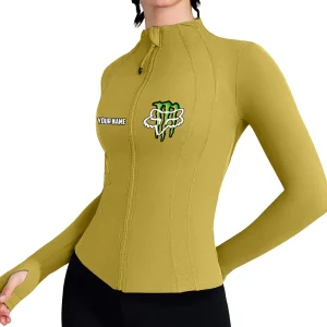 Fox Racing Women's Tracksuit Jacket Slim Fit Long Sleeved Fitness Coat Yoga Tops MTTWAJ011