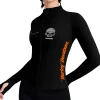 Harley Davidson Women's Tracksuit Jacket Slim Fit Long Sleeved Fitness Coat Yoga Tops MTTWAJ013
