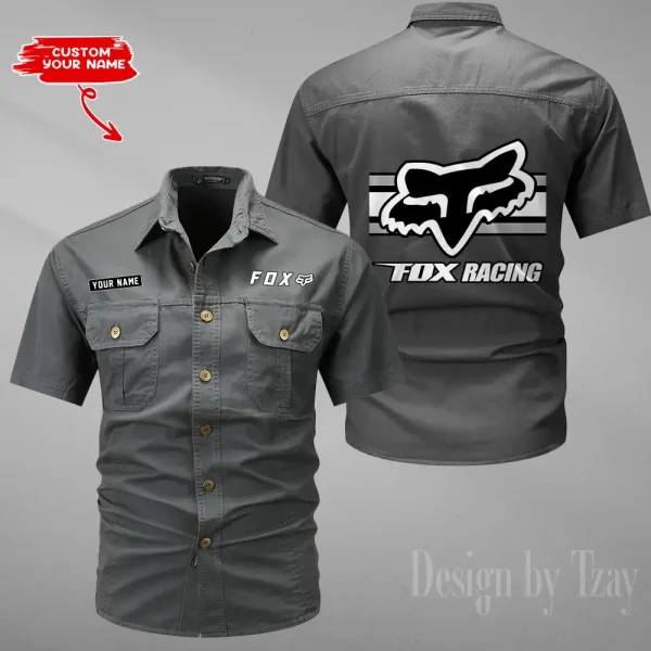 Fox Racing Summer Men's Wear Short Sleeve Cotton Military Travel MTTCCS020 - Image 3