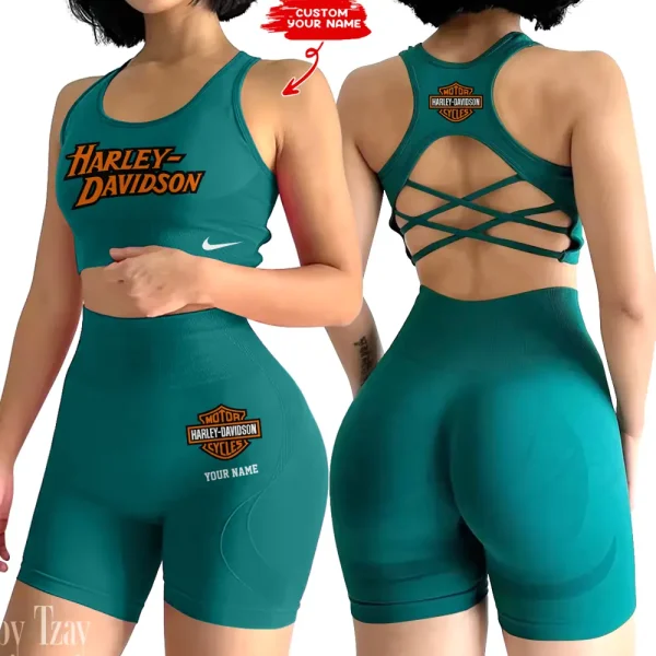 Harley Davidson Gym Fitness Sleeveless Workout Suit Sporstwear MTT2PWSYS004 - Image 2