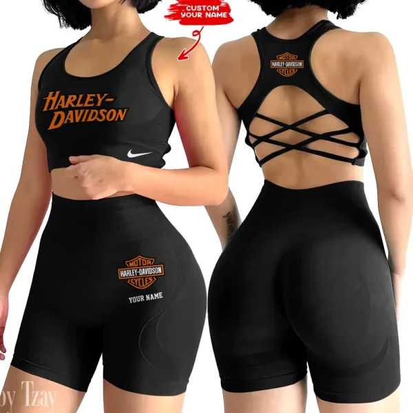Harley Davidson Gym Fitness Sleeveless Workout Suit Sporstwear MTT2PWSYS004 - Image 6