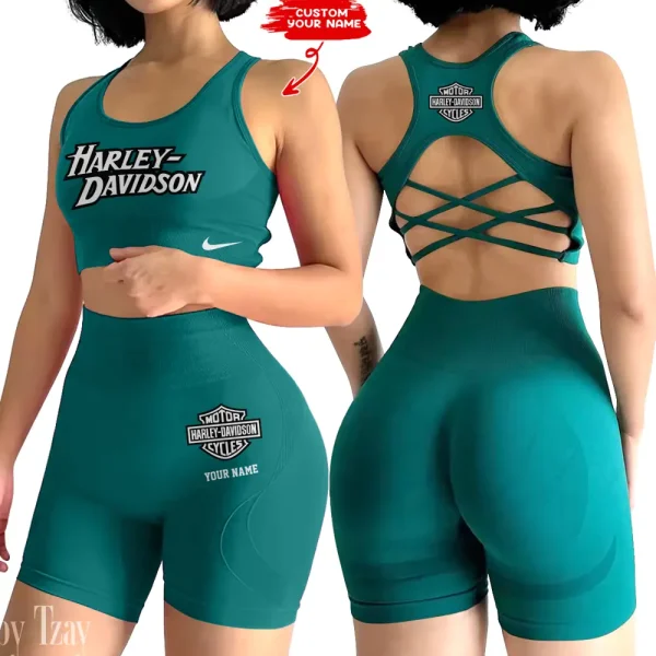 Harley Davidson Gym Fitness Sleeveless Workout Suit Sporstwear MTT2PWSYS006 - Image 2