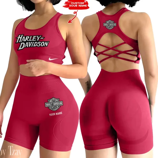Harley Davidson Gym Fitness Sleeveless Workout Suit Sporstwear MTT2PWSYS006 - Image 3