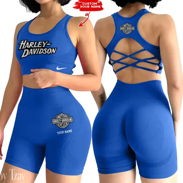 Harley Davidson Gym Fitness Sleeveless Workout Suit Sporstwear MTT2PWSYS006 - Image 5