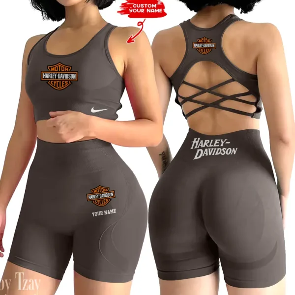 Harley Davidson Gym Fitness Sleeveless Workout Suit Sporstwear MTT2PWSYS008 - Image 5