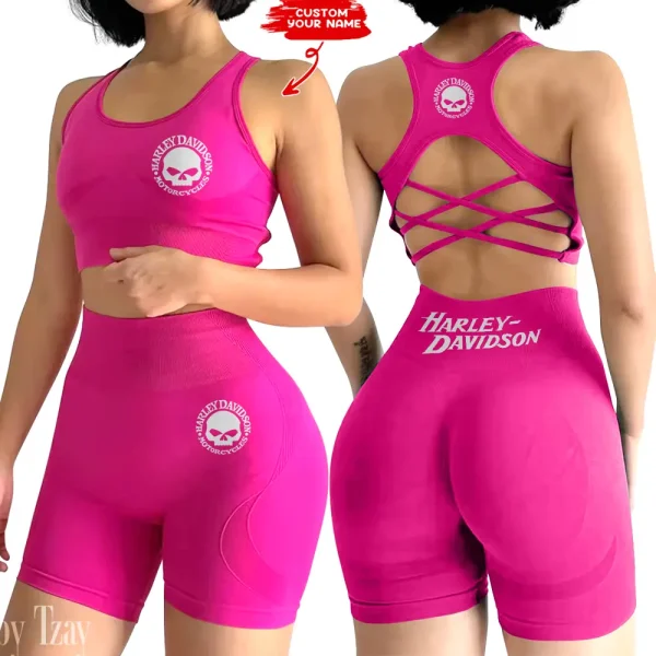 Harley Davidson Gym Fitness Sleeveless Workout Suit Sporstwear MTT2PWSYS009 - Image 3