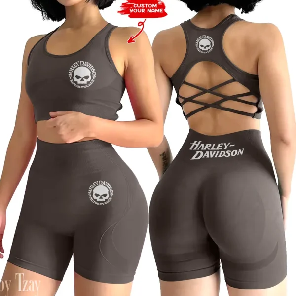 Harley Davidson Gym Fitness Sleeveless Workout Suit Sporstwear MTT2PWSYS009 - Image 5