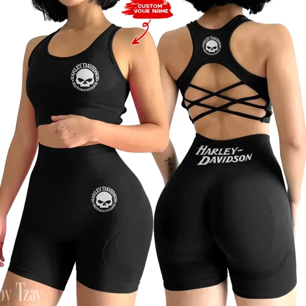 Harley Davidson Gym Fitness Sleeveless Workout Suit Sporstwear MTT2PWSYS009 - Image 6