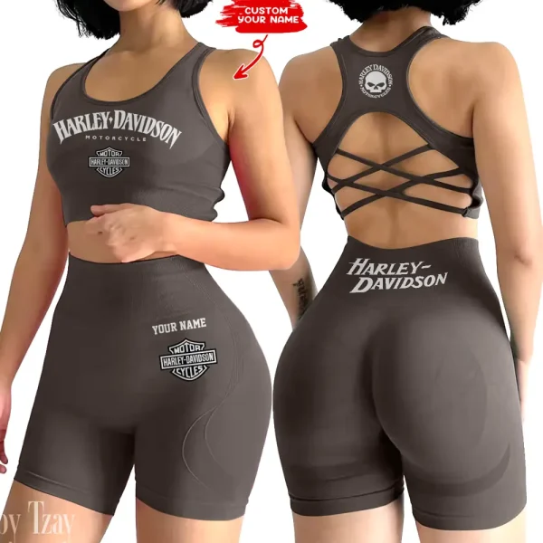 Harley Davidson Gym Fitness Sleeveless Workout Suit Sporstwear MTT2PWSYS010 - Image 5
