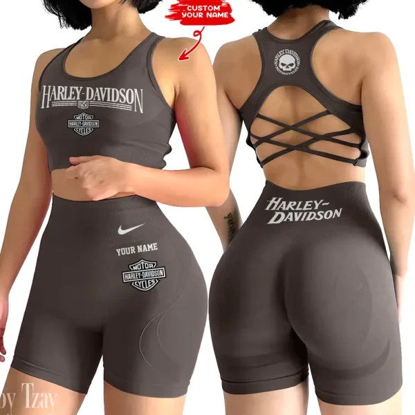 Harley Davidson Gym Fitness Sleeveless Workout Suit Sporstwear MTT2PWSYS011 - Image 5