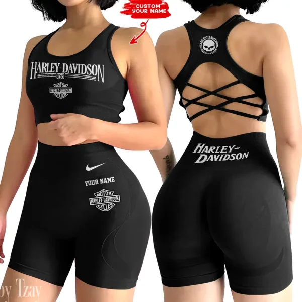 Harley Davidson Gym Fitness Sleeveless Workout Suit Sporstwear MTT2PWSYS011 - Image 6