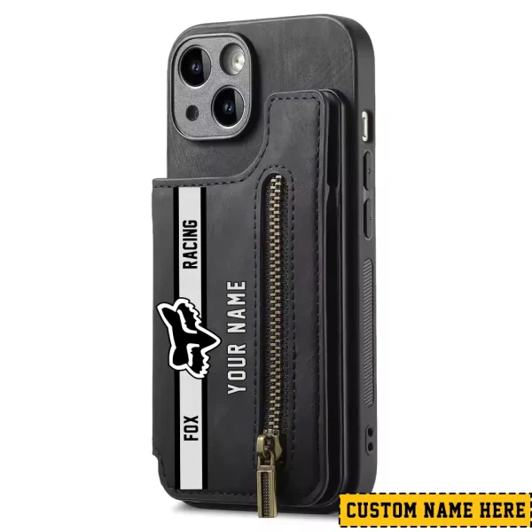 Fox Racing Luxury Magnetic Holder Leather 4 Card Slots Cover MTTCLWPC001